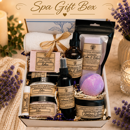 Deluxe Spa Gift Box for Women – Relax Gift Set for Birthday, Christmas, Thinking of You, Thank you, & Self Care Gift for Her
