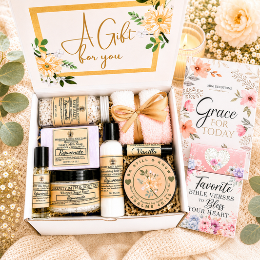Luxury Christian Gift Box for Women, Faith Based Gift, Devotional Gift, Bible Gift, Self Care Gift, Birthday Gift, Thinking of You Gift, Christmas Gift