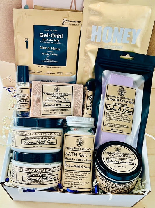 Spa Gift Box for Women, Self Care Gift Box, Relaxation Gift Basket, Mom Gifts, Birthday Gifts for her, Christmas Gifts