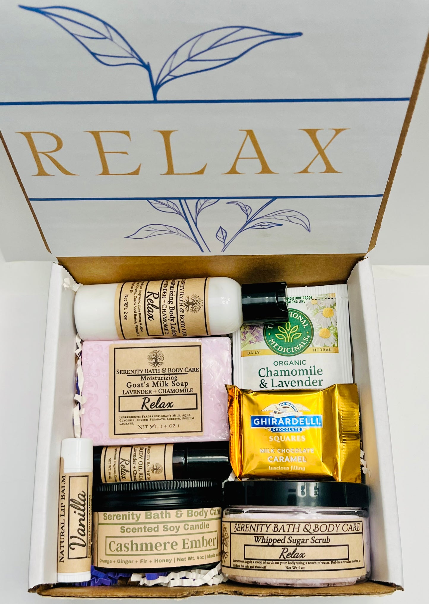 Luxury Relax Spa Gift Box – Birthday, Christmas, Thinking of You, Thank you, & Self Care Gift