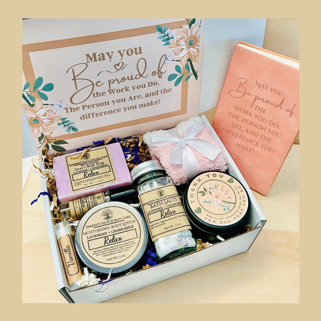 A Coworker Gift, Employee Appreciation Gift, Thank you Gift, Spa Gift Box for Her, Pamper Gift Box, Christmas Gift Box, Mom Gifts