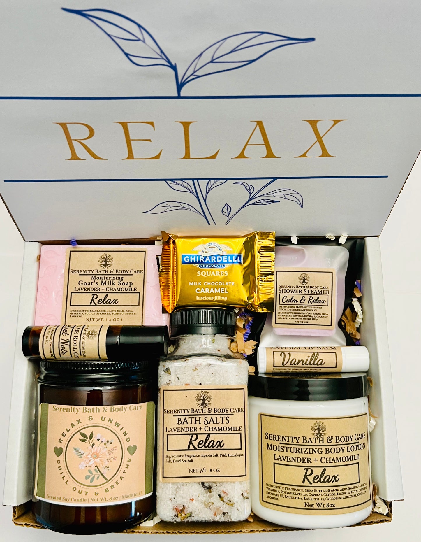 Luxury Relax Spa Gift Box – Birthday, Christmas, Thinking of You, Thank you, & Self Care Gift
