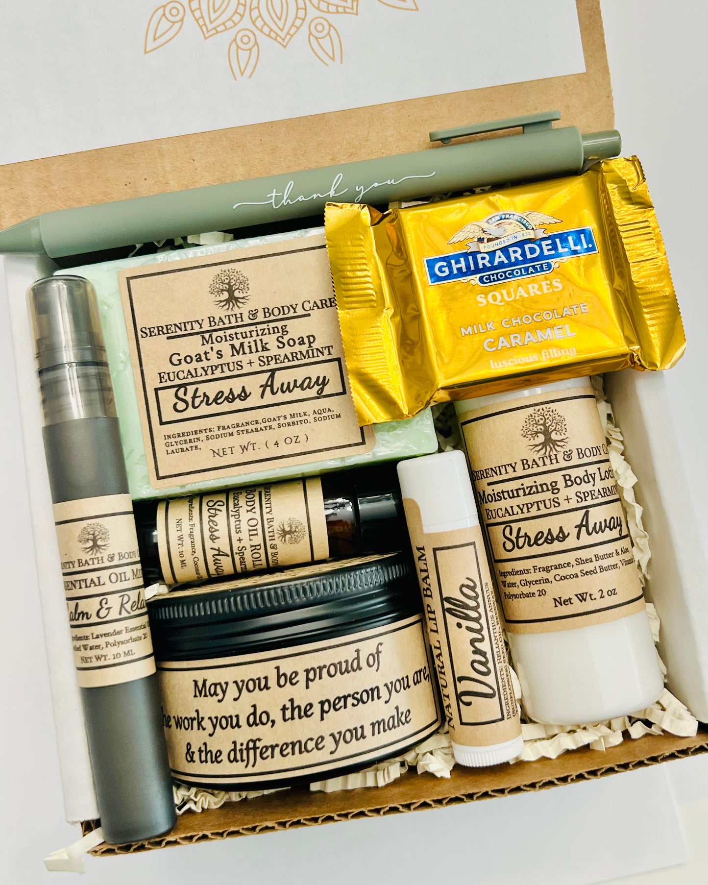 Employee Appreciation Day Gift Box – Thank You Gift for Staff, Co-Worker & Team – Mini Spa Self Care Box