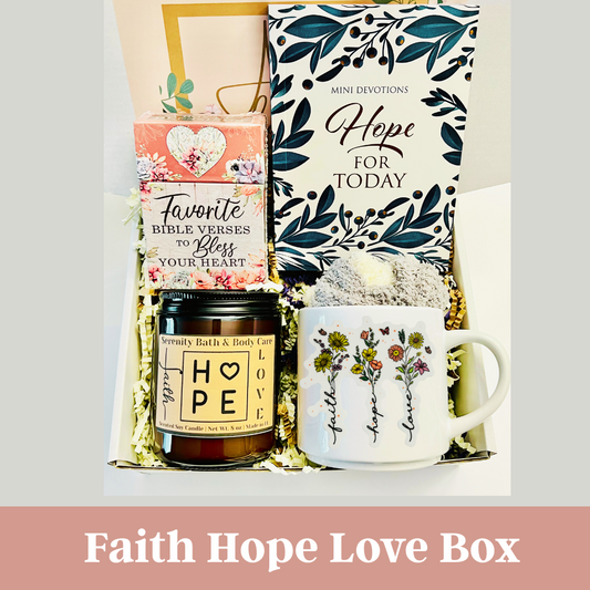 Christian Gift Box for Women, Faith Gift Set, Inspirational Devotional Gift for Birthday, Christmas, Thinking of you