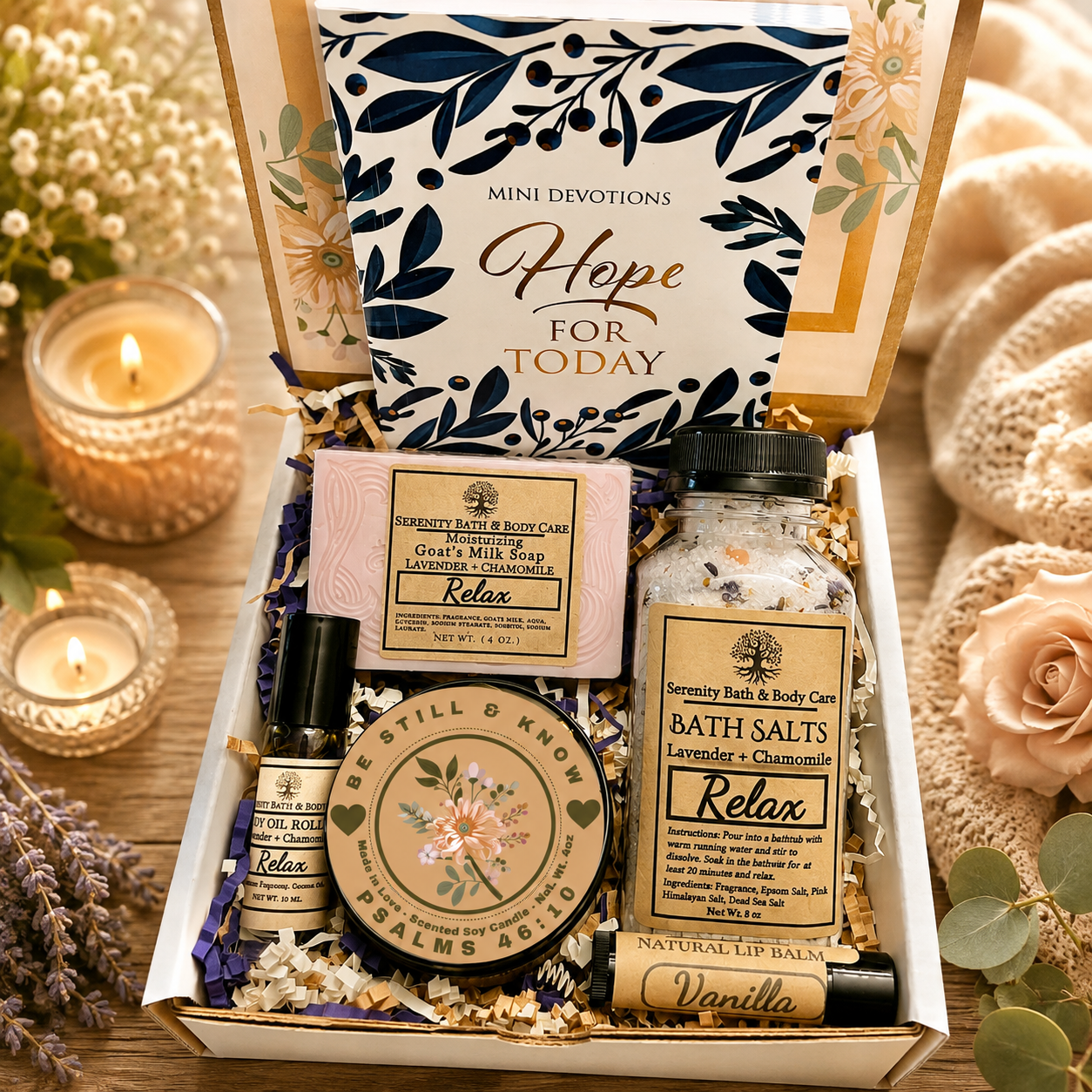 Christian Gift Box, Faith Based Gift, Devotional Gifts for Women, Devotional Gift, Bible Gift, Encouragement Gift, Self Care Gift, Birthday Gift, Thinking of You Gift, Christmas Gift (Copy)