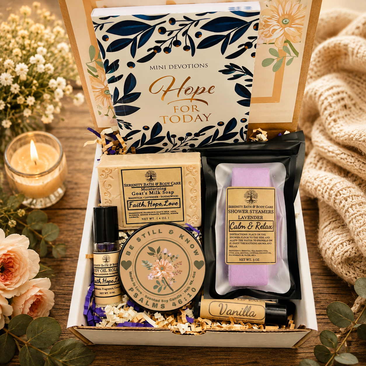 Christian Gift Box, Faith Based Gift, Devotional Gifts for Women, Devotional Gift, Bible Gift, Encouragement Gift, Self Care Gift, Birthday Gift, Thinking of You Gift, Christmas Gift (Copy) (Copy)
