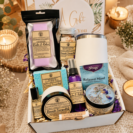 Self Care Gift Box for Women, Spa Gift Box, Birthday Gift for Women, Christmas Gift, Thinking of You Gift, Relaxation Gift Basket