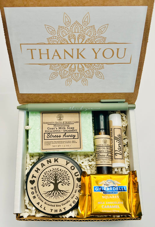 Employee Appreciation Day Gift Box – Thank You Gift for Staff, Co-Worker & Team – Mini Spa Self Care Box