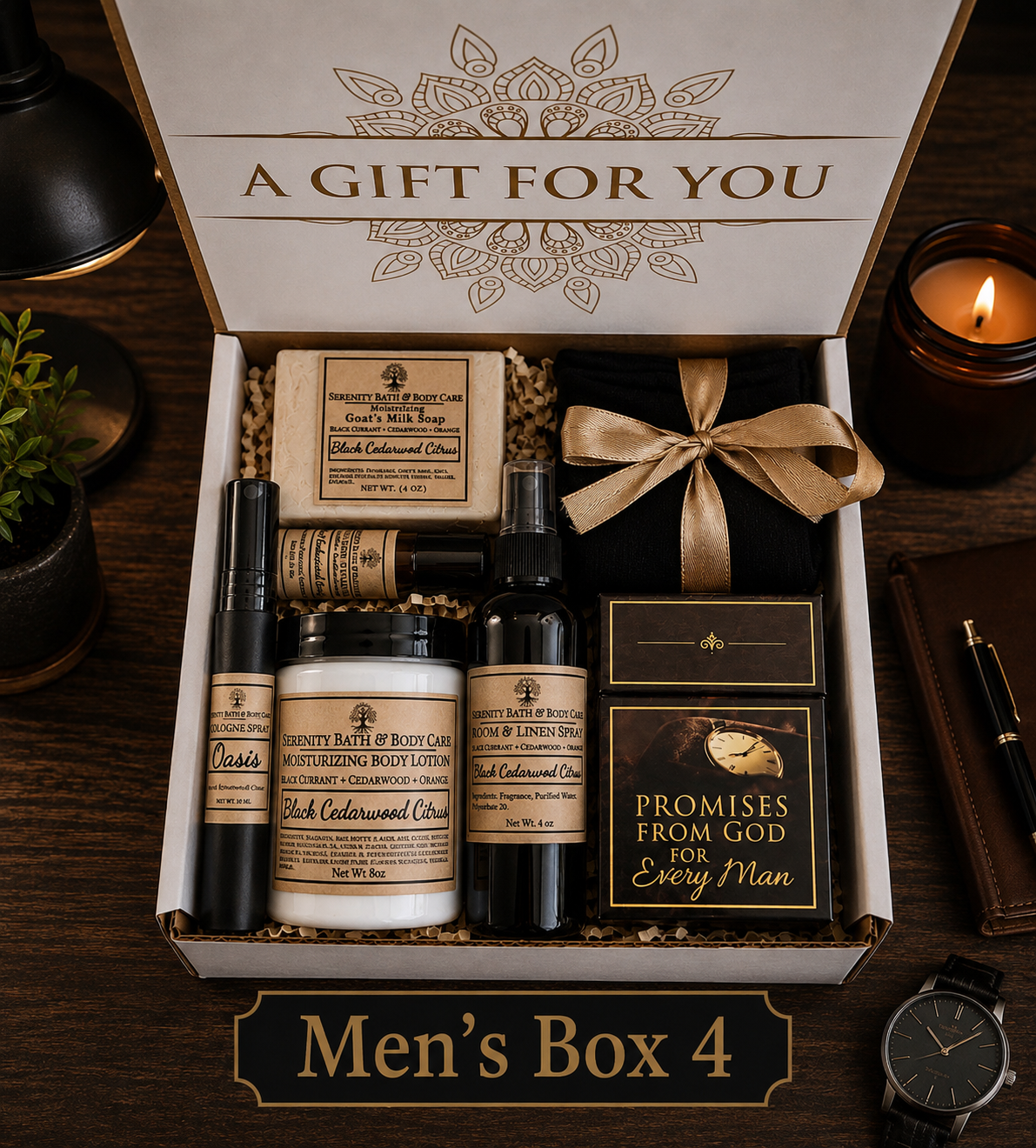 Men Gift Set| Father’s Day Gift| Men Birthday Gift Box| Gift for Husband | Self Care Package for Him|Men Christmas Gift