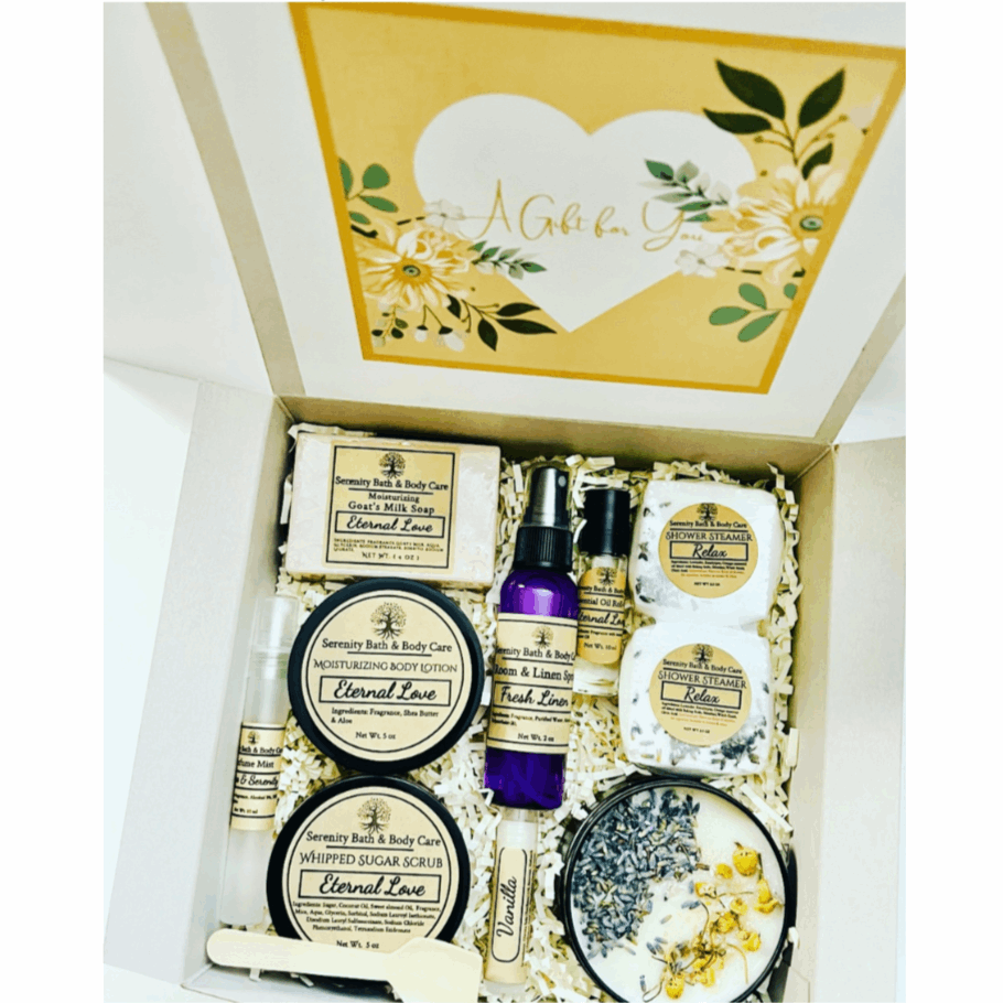 10-Piece Spa Gift Box for Women| Relaxation Self Care Box| Birthday Gift for Her