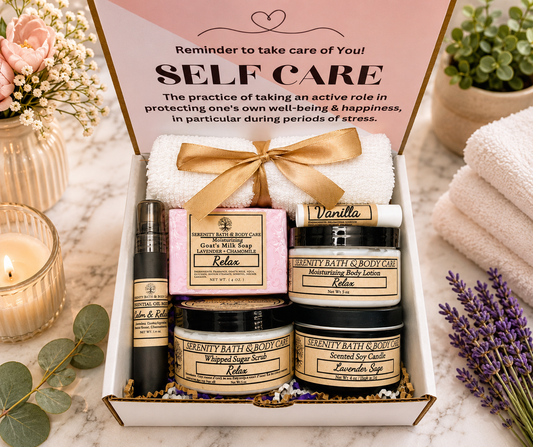 Luxury Relax Spa Gift Box – Birthday, Christmas, Thinking of You, Thank you, & Self Care Gift
