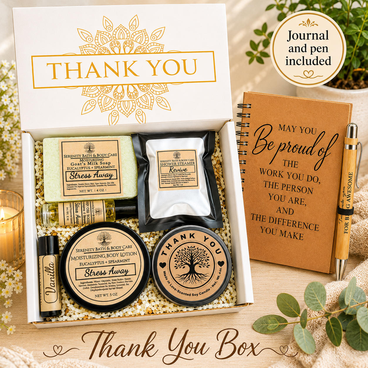 Thank You Gift Box | Employee Appreciation Gift | Co-Worker & Christmas Gift for Employees