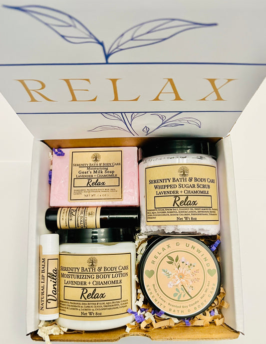 Luxury Relax Spa Gift Box – Birthday, Christmas, Thinking of You, Thank you, & Self Care Gift