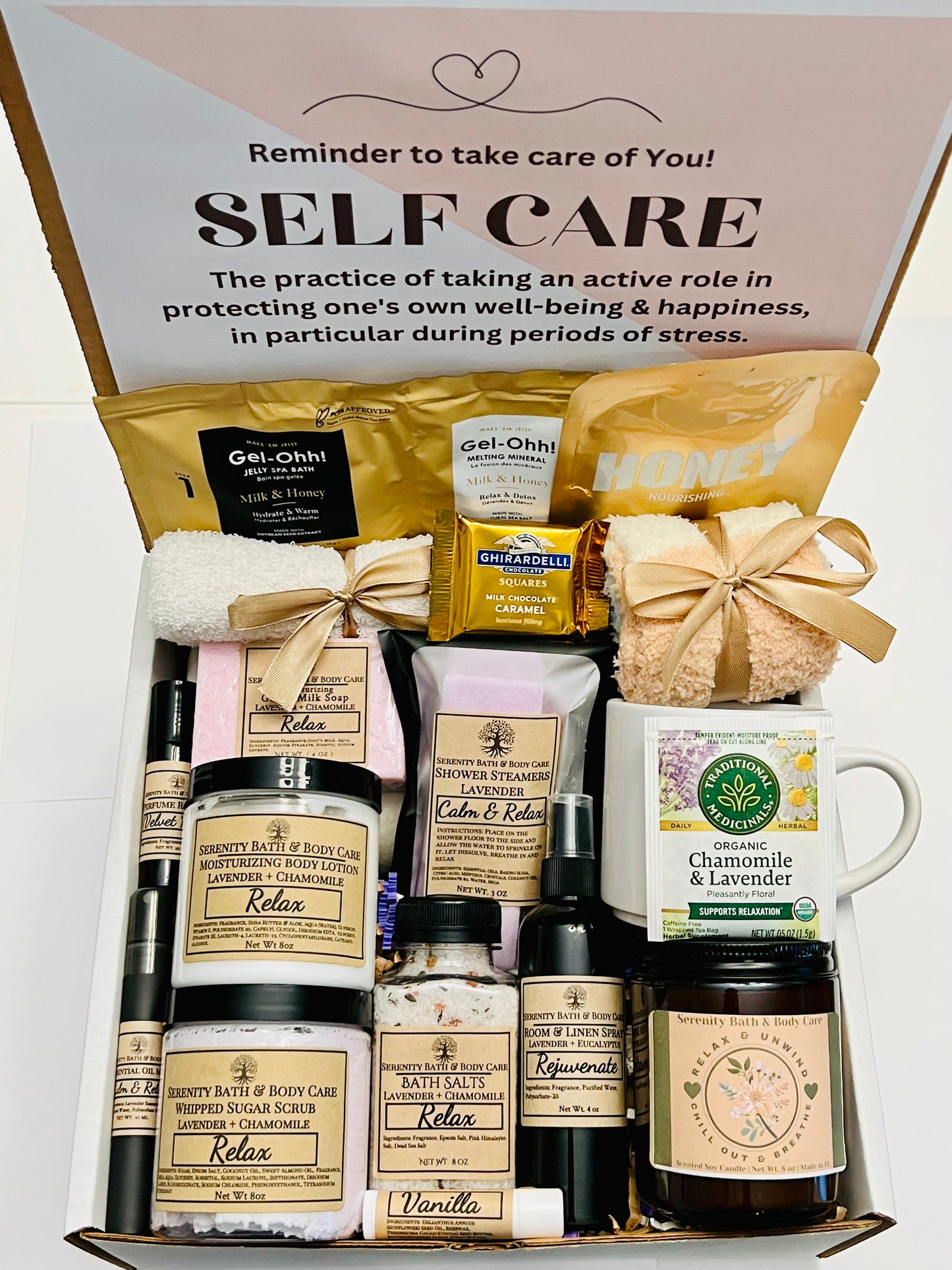 Deluxe Luxury Relax Spa Gift Box – Birthday, Christmas, Thinking of You, Thank you, & Self Care Gift