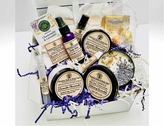 A Gift for Her, Care Package, Relax Bath and Body Gift Set, Self-Care Gift Box for Women, Birthday Gifts, Mom Gifts, Thank you Gifts, Thinking of you Gifts Basket for Women