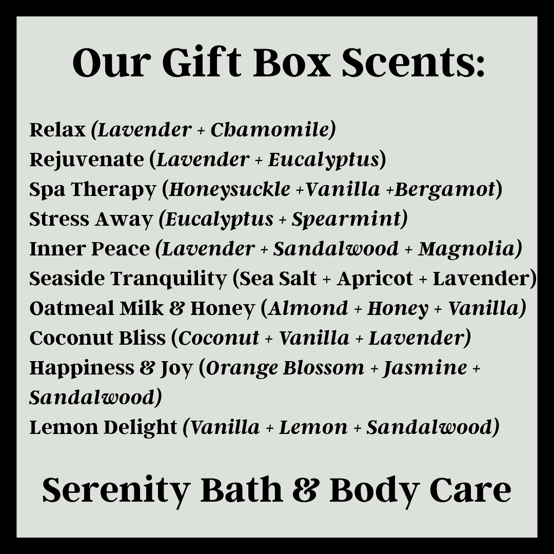 Relaxation Self-Care Box | 8-Piece Spa Gift Box for Women