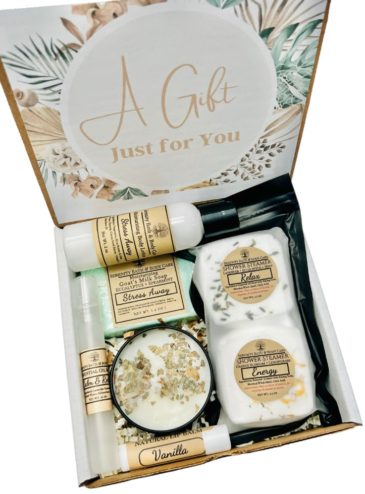 Stress Relief Gifts| Self Care Box| Spa Gift Basket| Relaxation Gifts| Birthday Gifts| Employee Gifts| Christmas Gifts