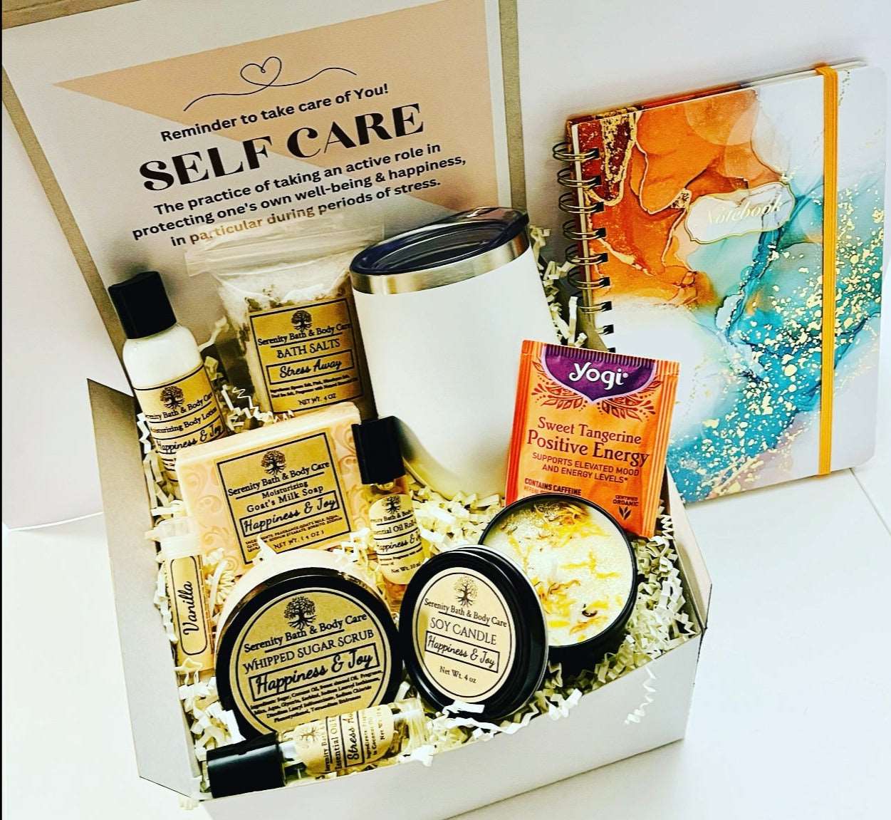 Birthday Gifts for Women - Spa Wine Tumbler Gift Box | Care Package | Get Well Soon Gifts for Women | Christmas Gifts for Women | Self Care Gifts for