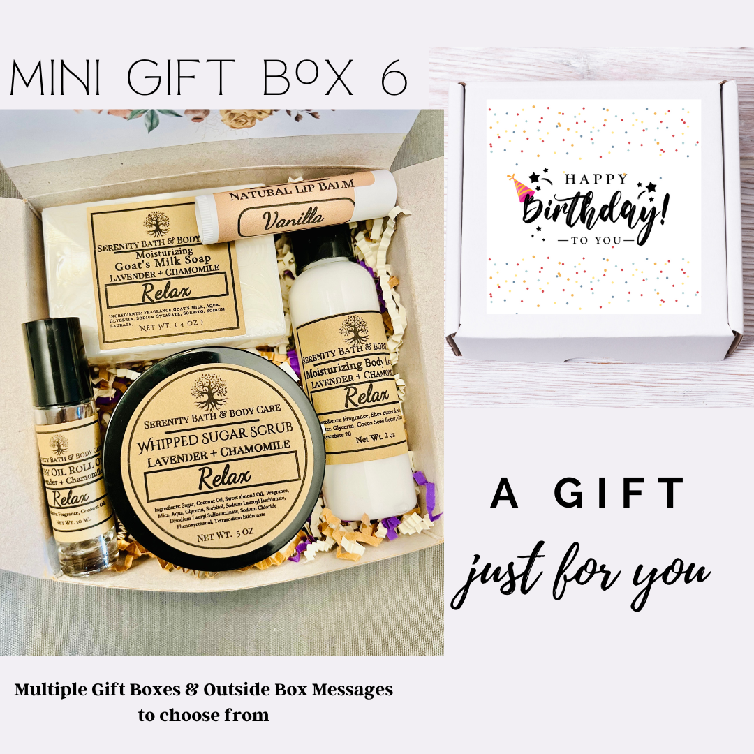 Bath and body box - spa gift set - kit for women - order aromatherapy relaxing gift set - relaxing gift box - gift for her - personalized gift