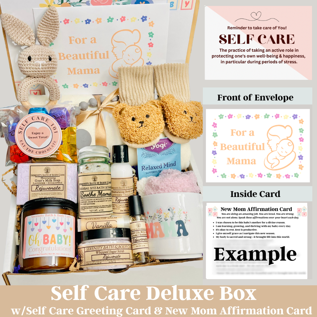 New Mom Gift Box, New Mom Care Package, New Mom & Baby Gift Set, Pregnancy Gift Box, Personalized New Mom Gift