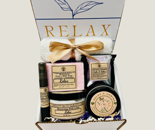 Luxury Relax Spa Gift Box – Birthday, Christmas, Thinking of You, Thank you, & Self Care Gift
