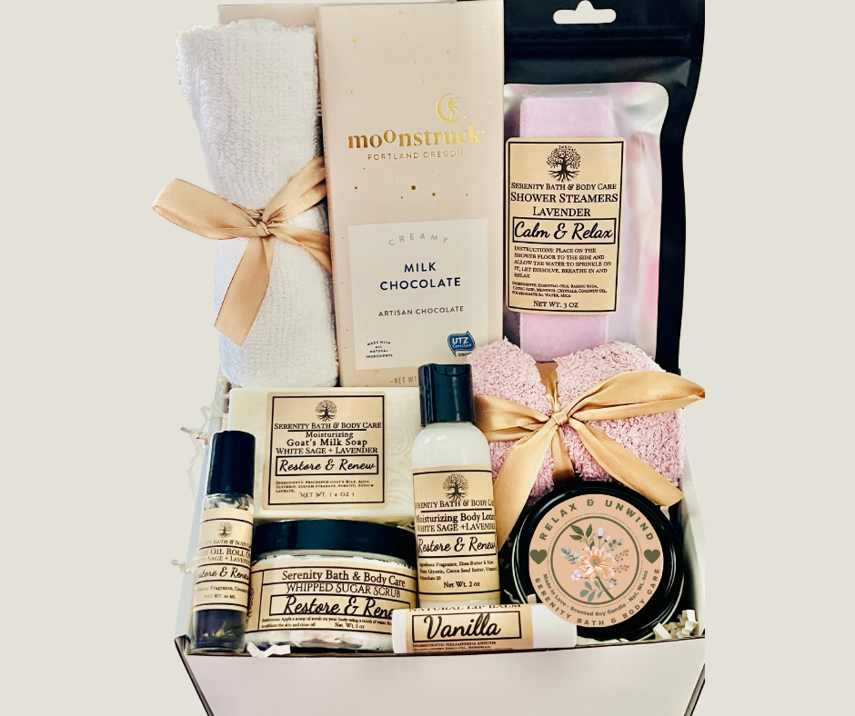 Luxury Relax Spa Gift Box – Birthday, Christmas, Thinking of You, Thank you, & Self Care Gift