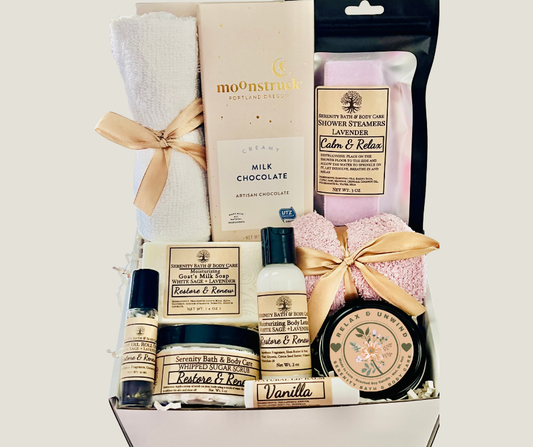Luxury Relax Spa Gift Box – Birthday, Christmas, Thinking of You, Thank you, & Self Care Gift