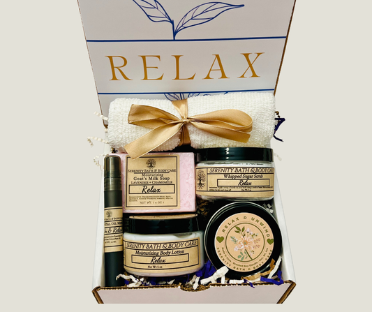 Luxury Relax Spa Gift Box – Birthday, Christmas, Thinking of You, Thank you, & Self Care Gift