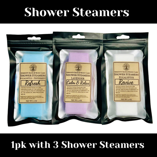 Calm & Relax, Revive and Refresh Shower Steamers-Build a Box