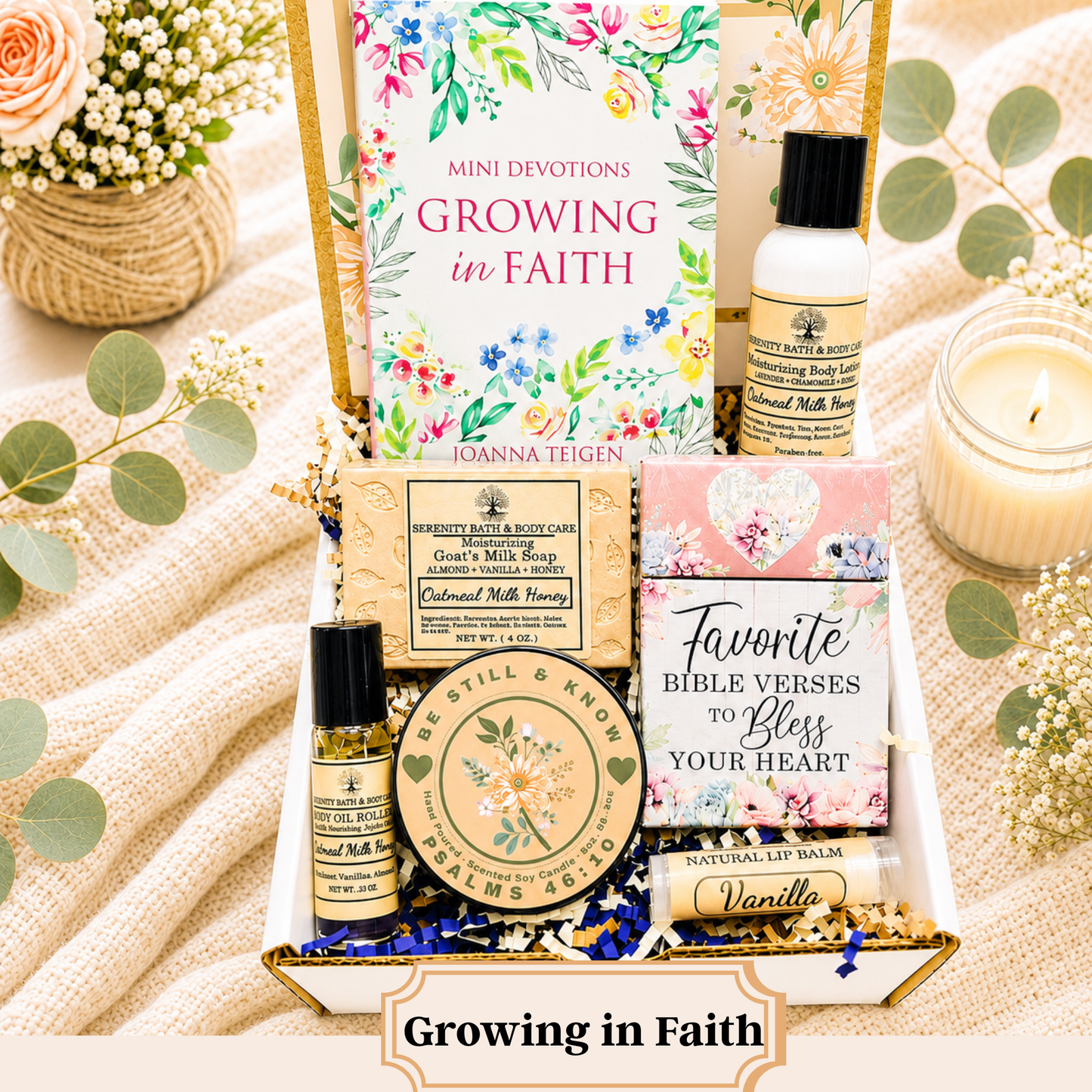 Christian Gift Box for Women, Faith Based Gift, Devotional Gift, Bible Gift, Self Care Gift, Birthday Gift, Thinking of You Gift, Christmas Gift