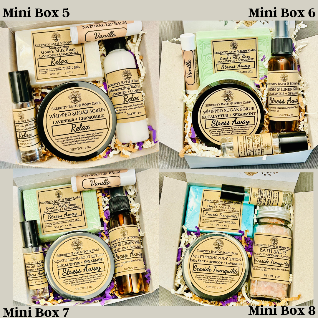 Mini Spa Gift Box, Bath and Body Gift Set, Self Care Box, Corporate Gifts, Employee Appreciation Gifts, Relaxation Spa Gift Set