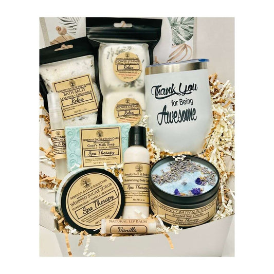 Thank You for being Awesome Tumbler Gift Box| Self Care Gift| Employee Appreciation Gifts| Gifts for Women