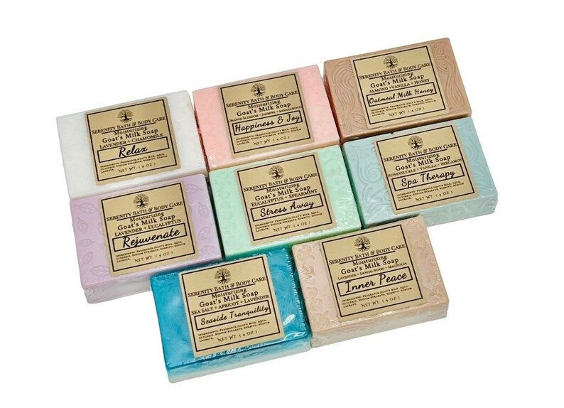 Naturally Scented Handmade Eucalyptus Soap with Goat's Milk