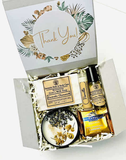 Thank you Gift, Self Care Box, Spa Gift Box, Candle Gift Set, Employee Appreciation Gifts, Congulations Gift, Birthday Gift, Relaxation Gift