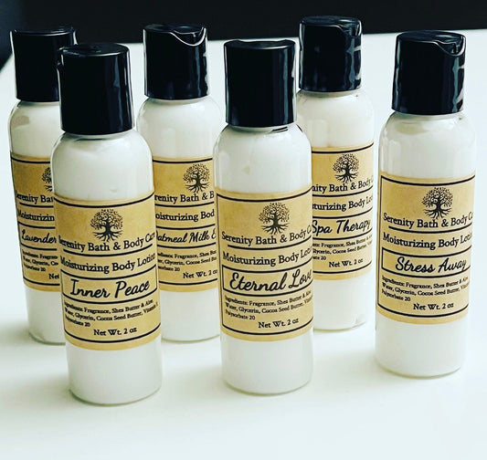 Bulk Moisturizing Body Lotion | Scented Lotion 2oz| Set of 12| Party Favors| Christmas Stocking Stuffers