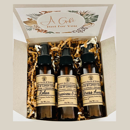Scented Room/Linen Spray Gift Set| Choose Your Scent| Pillow Mist | Air Freshener| Home Fragrance Gift Set| Home Gift| Christmas Gifts