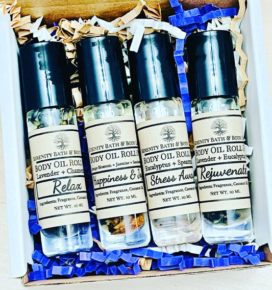 Body Oil Roll On Gift Box| Perfume Roll On| Fragrance Body Oil Roll On