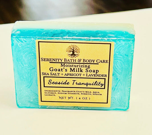 Build a Box -Add On- Seaside Tranquility Goat's Milk Soap| Natural Soap| Create a Gift Box| Gift for Her